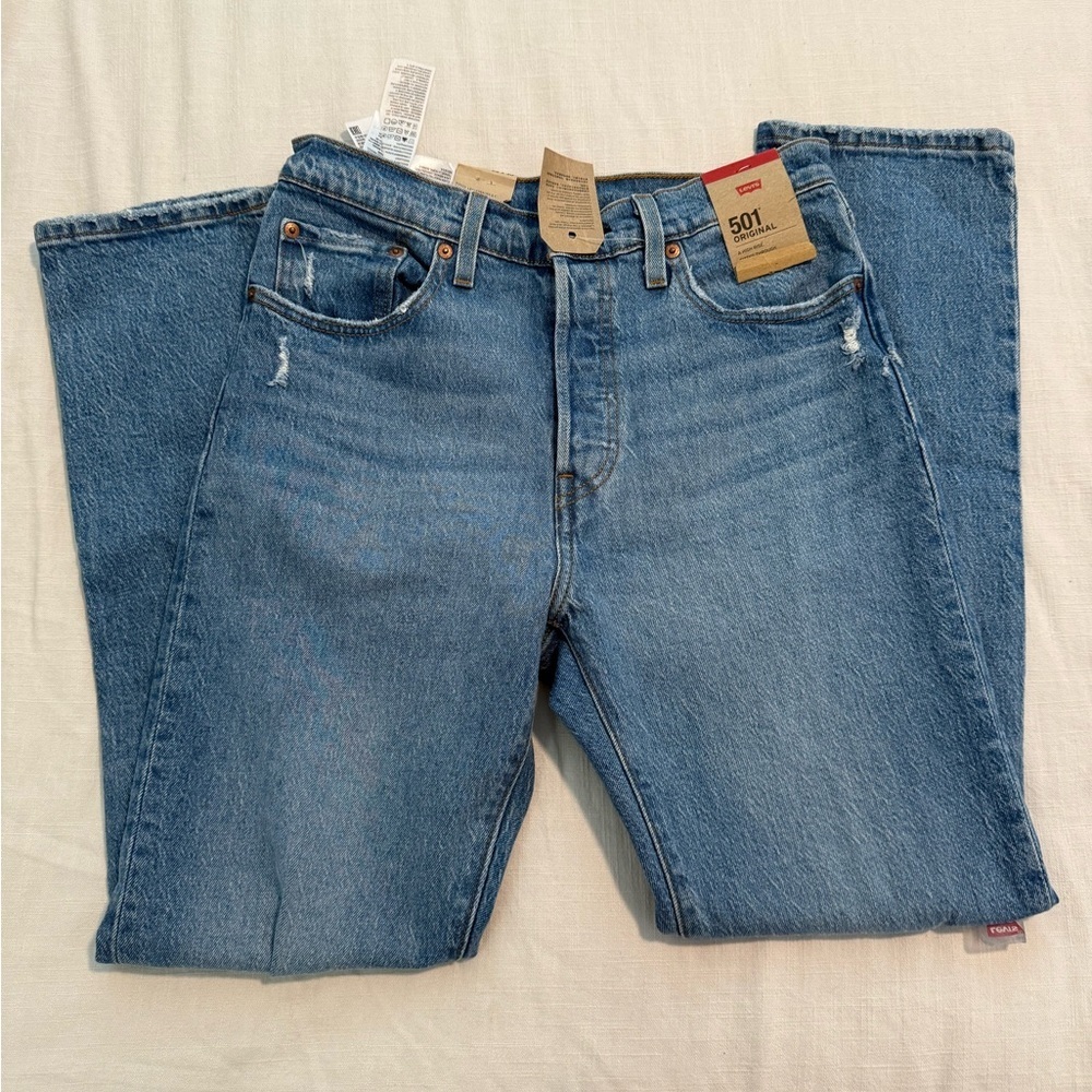 NWT Levi’s 501 Original Fit Jeans Sz 28 28x30 - Picture 2 of 6